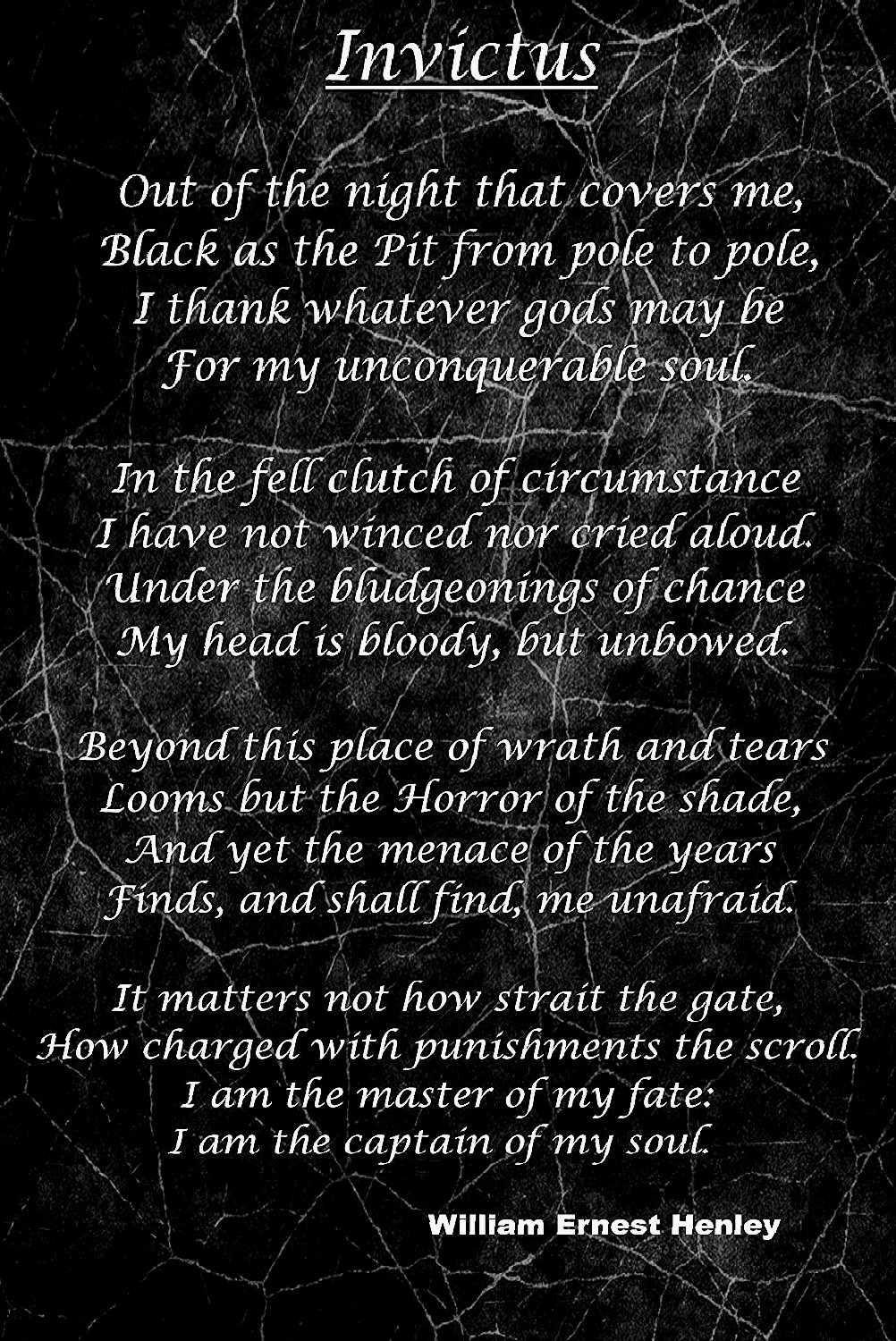 Invictus Poem By William Ernest Henley – Poem, Meaning, Summary And ...